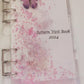 Luxury Resin 2024 'RETURN VISIT' Notebook (front & back Resin covers), A6 size (4.1 x 5.8 inches)